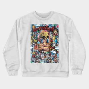 Your Memories Are Lies XXVI: Thrasher | Apocalyptic Labyrinth | Fantasy VS Reality | Acid Bath | Original Oil Painting Tyler Tilley Crewneck Sweatshirt